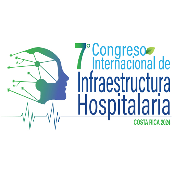 logo del 7mo congreso de ACOAIH,con un número 7 y con una imagen de una persona que tiene varias antenas en representación de la tecnología y la inteligencia artificial, el logotipo es de color verde y azul